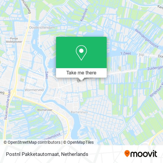 Postnl Pakketautomaat map