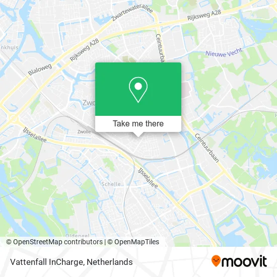 Vattenfall InCharge map