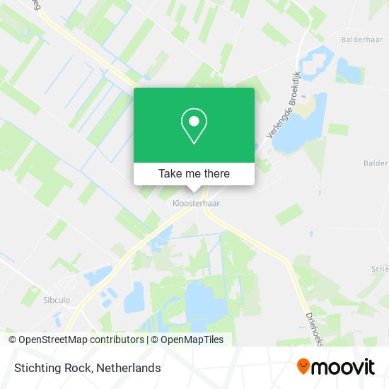 Stichting Rock map