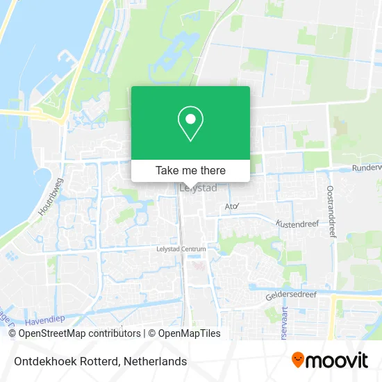 Ontdekhoek Rotterd map