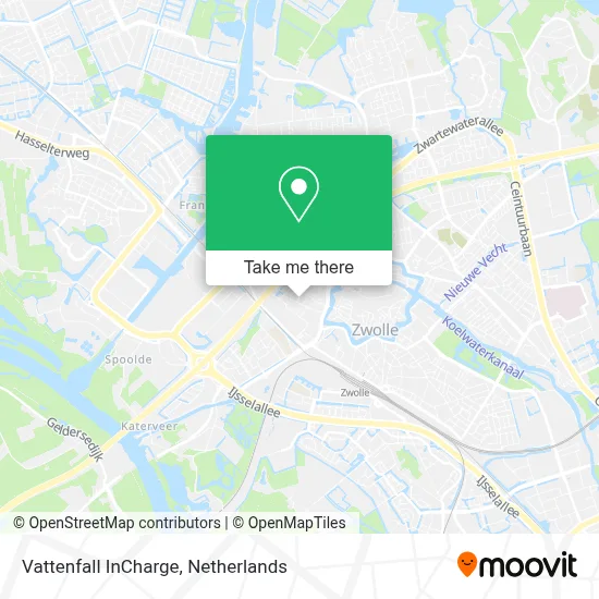 Vattenfall InCharge map