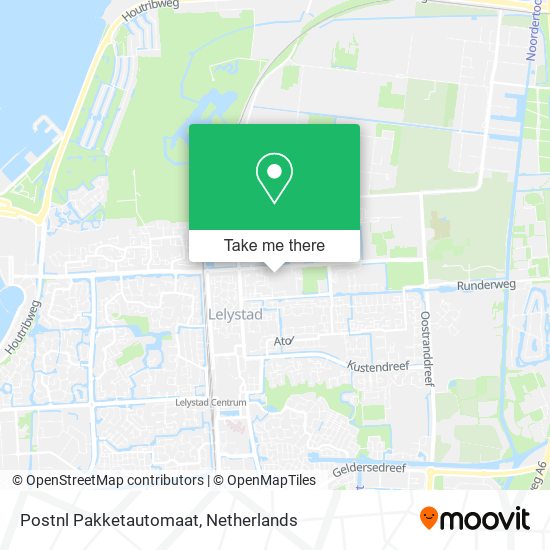 Postnl Pakketautomaat map