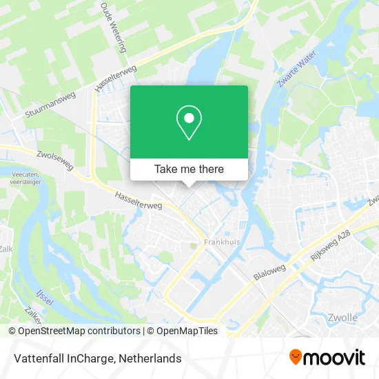 Vattenfall InCharge map