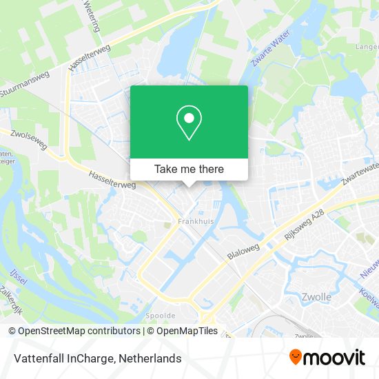 Vattenfall InCharge map