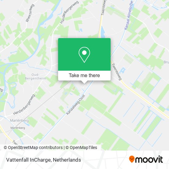 Vattenfall InCharge map