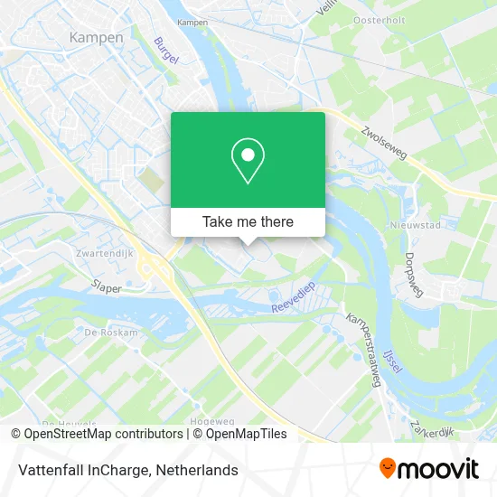 Vattenfall InCharge map
