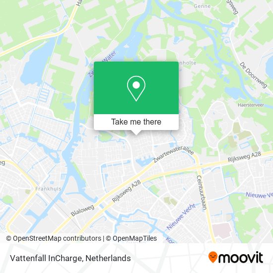 Vattenfall InCharge map