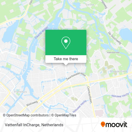 Vattenfall InCharge map