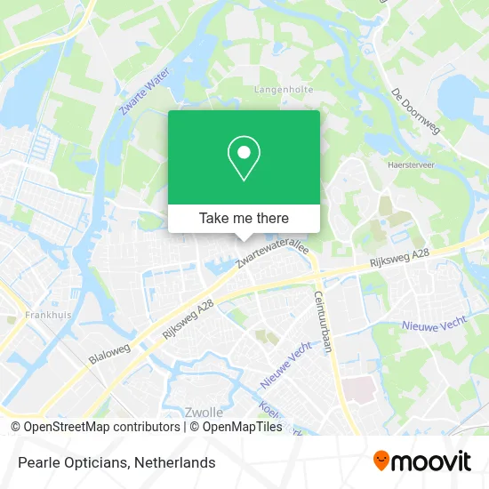 Pearle Opticiens map