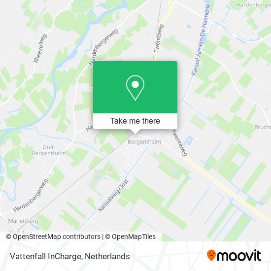 Vattenfall InCharge map