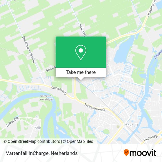 Vattenfall InCharge map