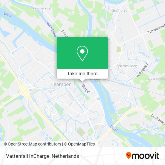Vattenfall InCharge map