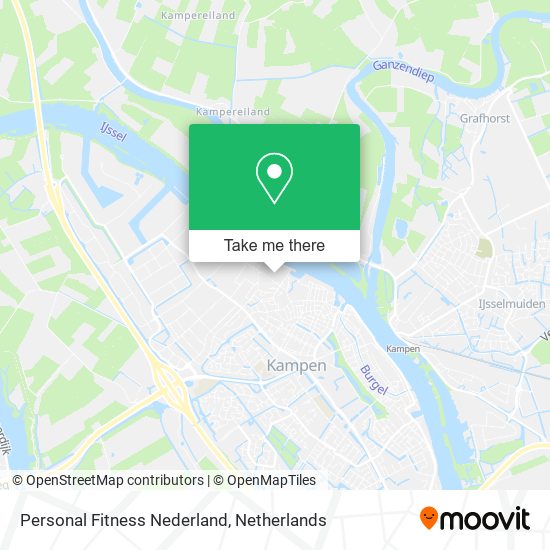 Personal Fitness Nederland map