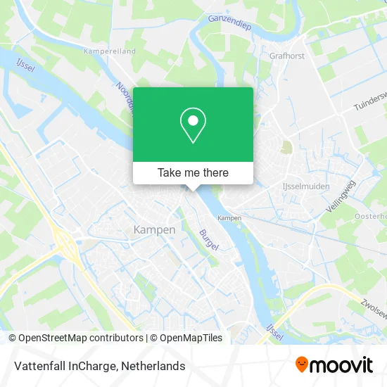 Vattenfall InCharge map
