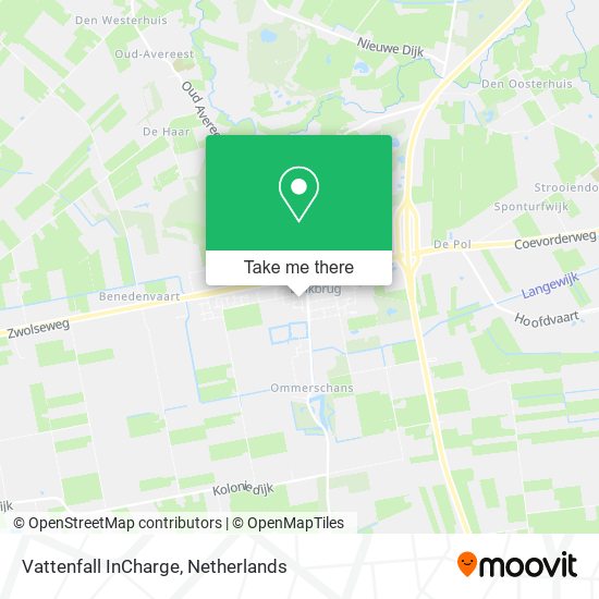 Vattenfall InCharge map