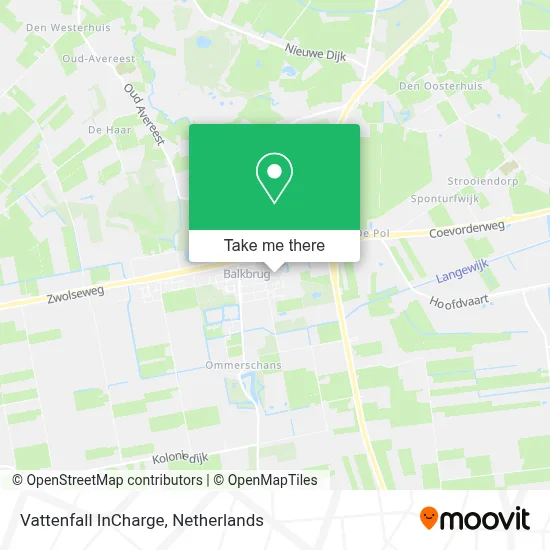 Vattenfall InCharge map