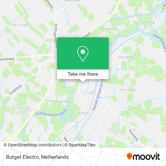Butget Electro map