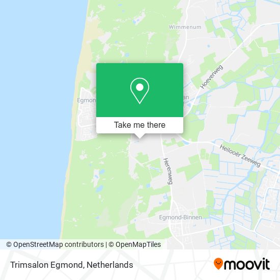 Trimsalon Egmond map