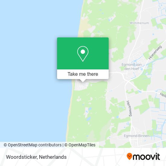 Woordsticker map