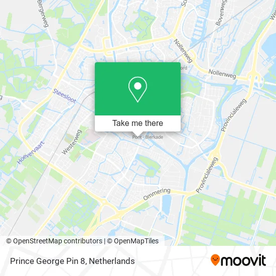Prince George Pin 8 map