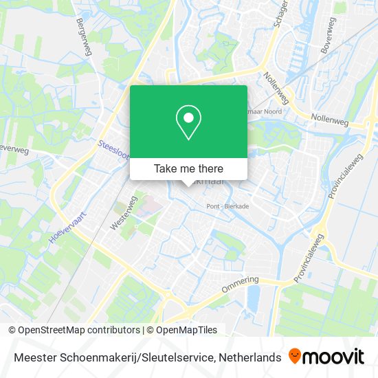 Meester Schoenmakerij / Sleutelservice Karte