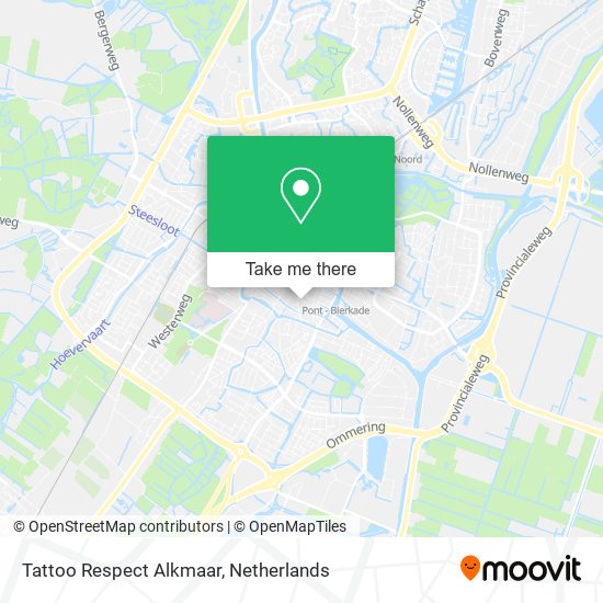 Tattoo Respect Alkmaar map