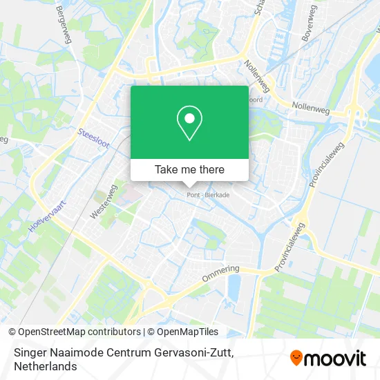 Singer Naaimode Centrum Gervasoni-Zutt map