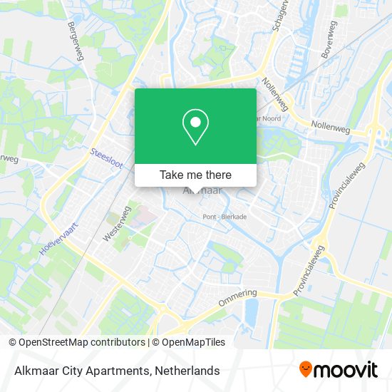 Alkmaar City Apartments map