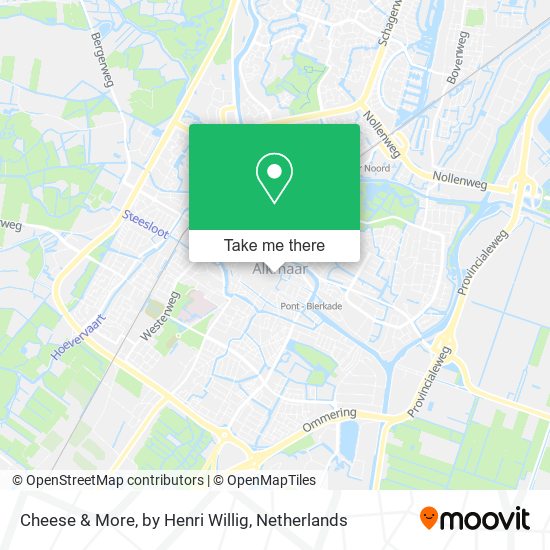 Cheese & More, by Henri Willig map