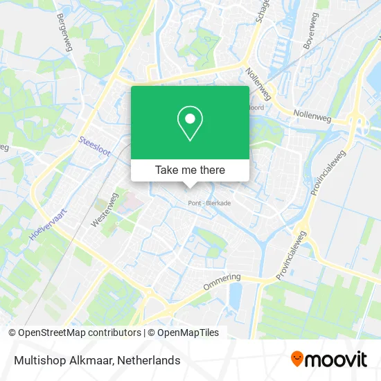 Multishop Alkmaar map