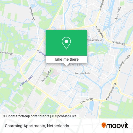 Charming Apartments map