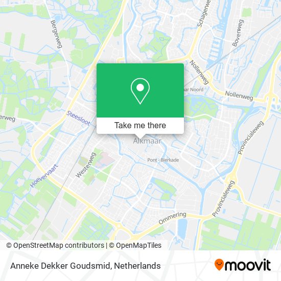 Anneke Dekker Goudsmid map