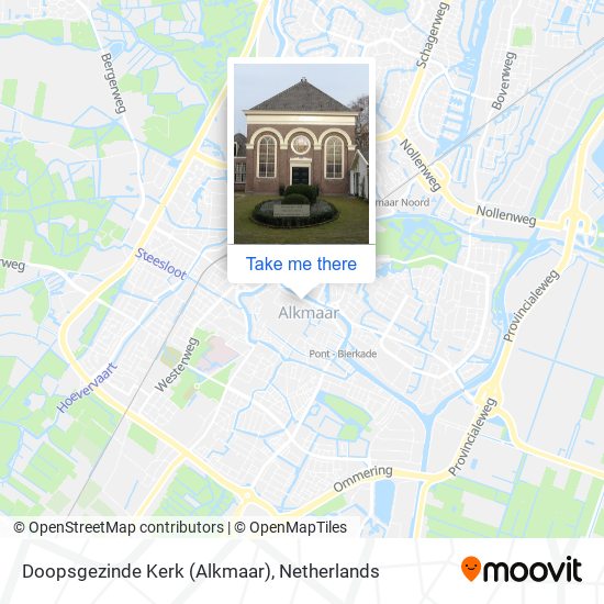 Doopsgezinde Kerk (Alkmaar) Karte