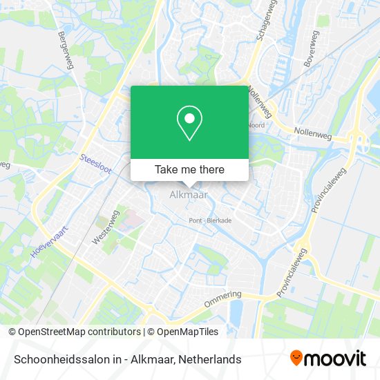 Schoonheidssalon in - Alkmaar map