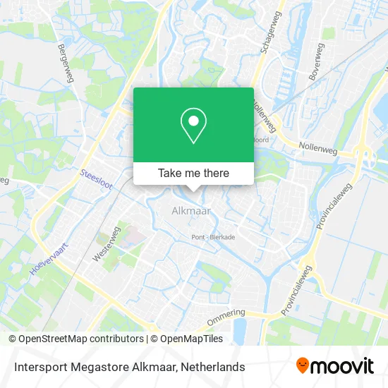 Intersport Megastore Alkmaar map