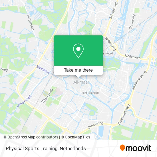 Physical Sports Training map