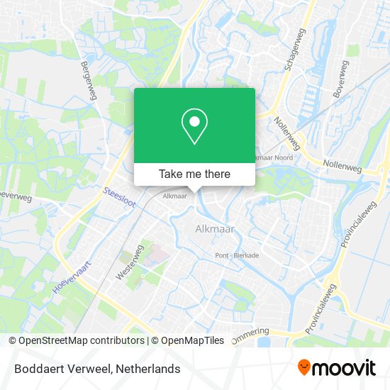 Boddaert Verweel map