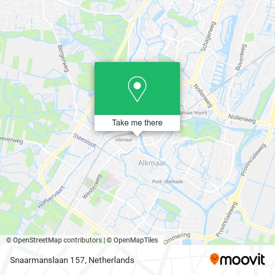 Snaarmanslaan 157 Karte