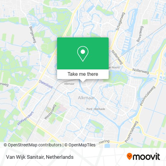 Van Wijk Sanitair map