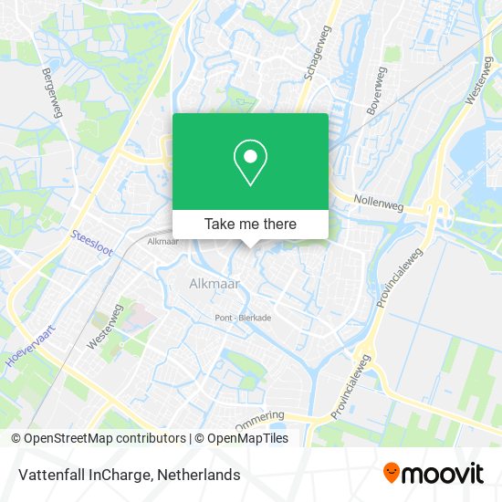 Vattenfall InCharge map