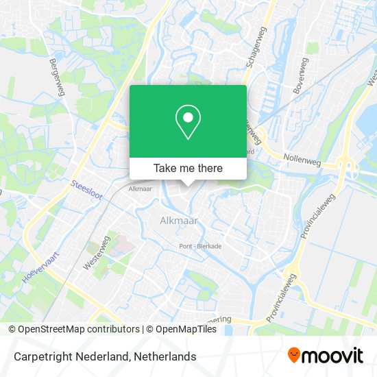 Carpetright Nederland map