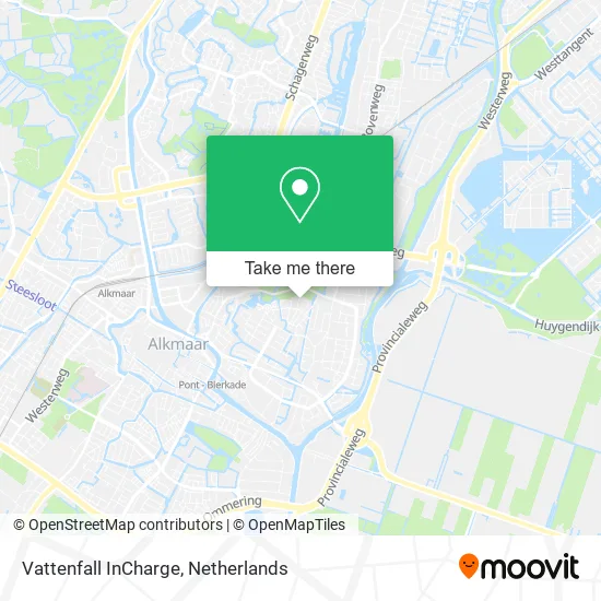 Vattenfall InCharge map