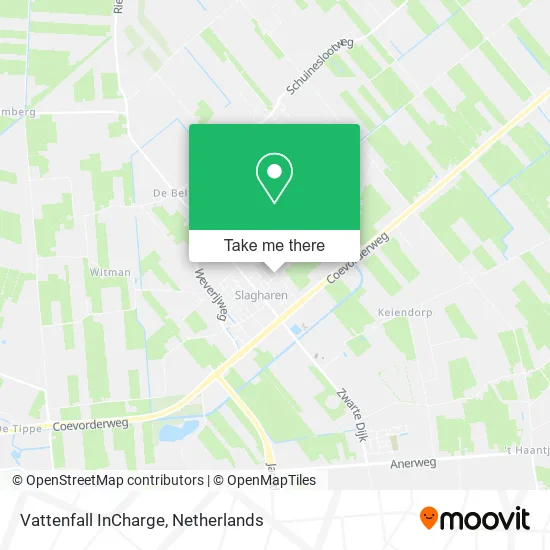 Vattenfall InCharge map