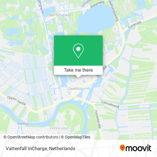 Vattenfall InCharge map