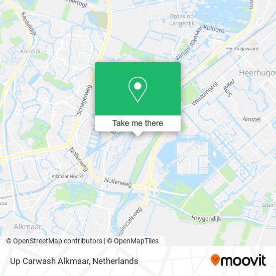 Up Carwash Alkmaar map