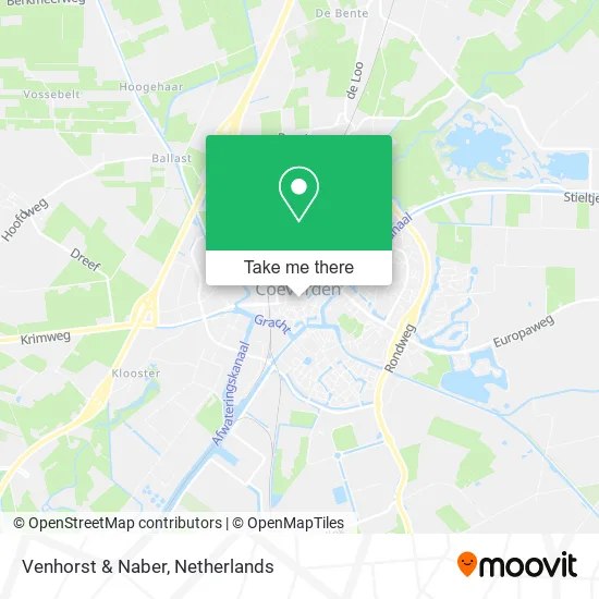 Venhorst & Naber map