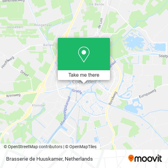 Brasserie de Huuskamer map