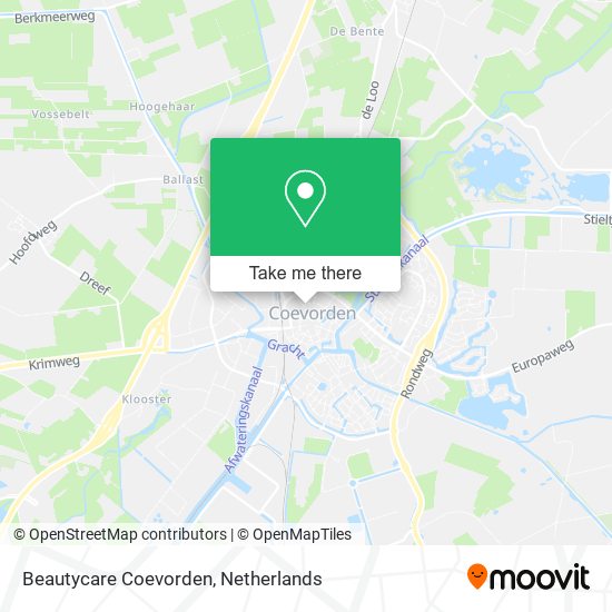 Beautycare Coevorden map