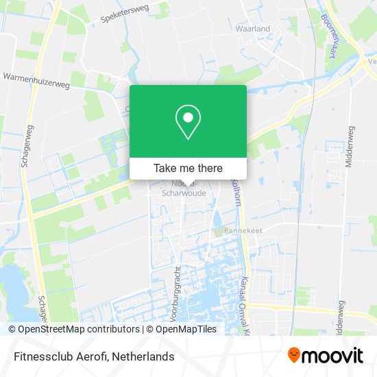 Fitnessclub Aerofi map