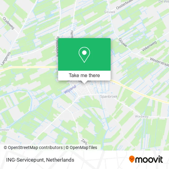 ING-Servicepunt map